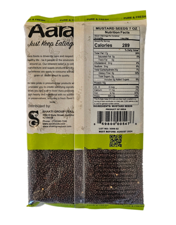 Aara Mustard Seeds 200 Gm - Image 3
