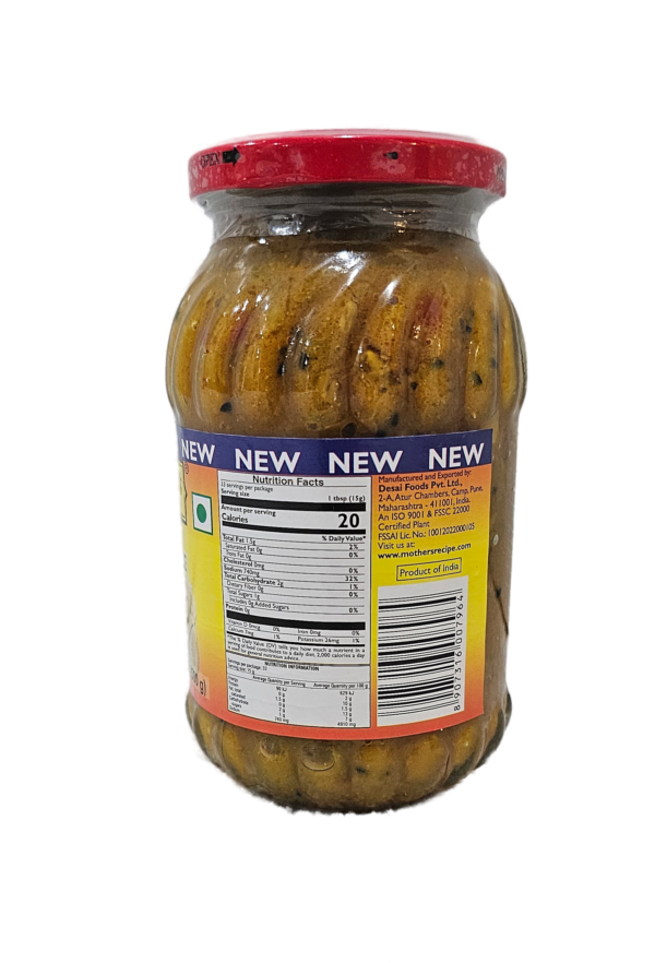 Mothers Recipe Punjabi Mixed Pickle 500 Gm - Image 3