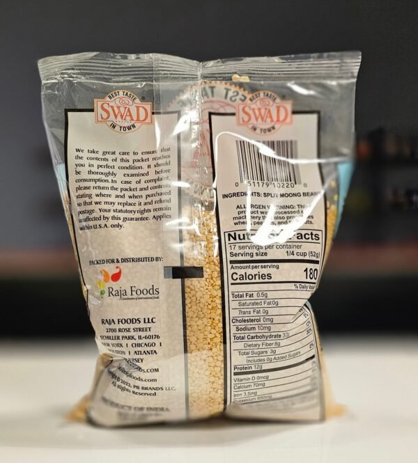SWAD Moong Dal (Split Moong Beans) 2Lb - Image 3