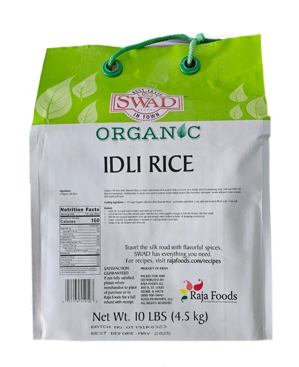 Swad Organic Idli Rice 10 Lb - Image 3
