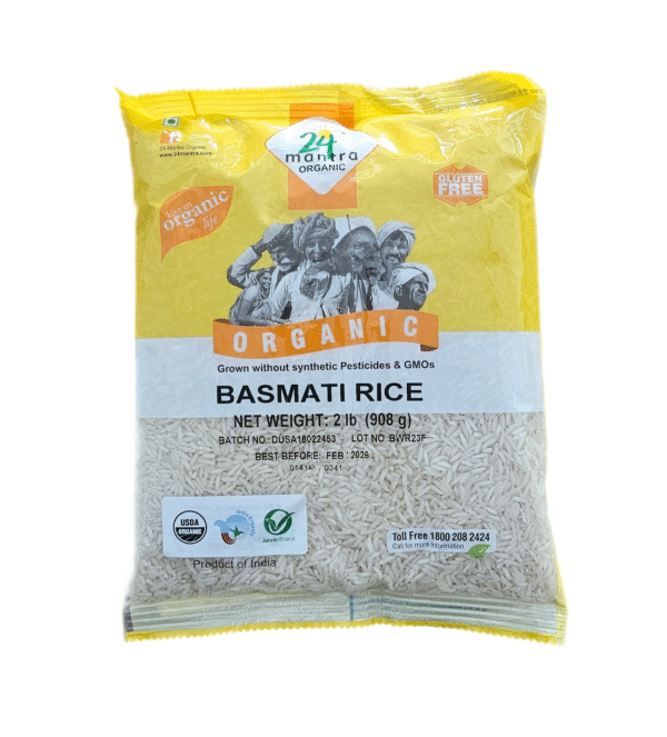 24 Mantra Organic Basmati Rice 2 Lb - Image 5