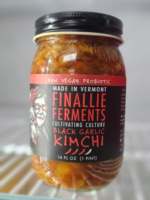 Finallie Ferments Black Garlic Kimchi (16 Oz)
