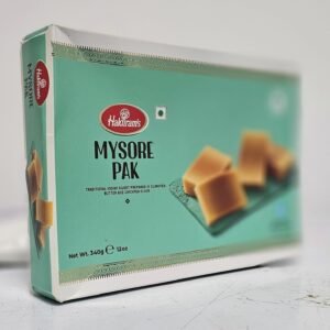 Haldirams Mysore Pak sweet in a 340g pack
