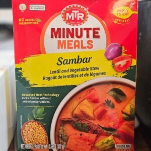 MTR Sambar ready-to-eat lentil soup mix in a 300g pack