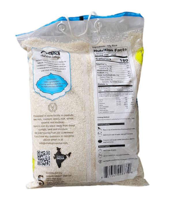 Aara Idli Rice 20Lb - Image 3
