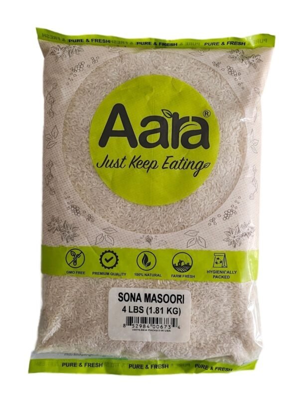 Aara Sona Masoori Rice  4 Lb