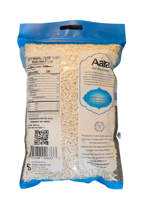 Aara Surati Mamra AKA Puffed Rice 400 Gm - Image 3