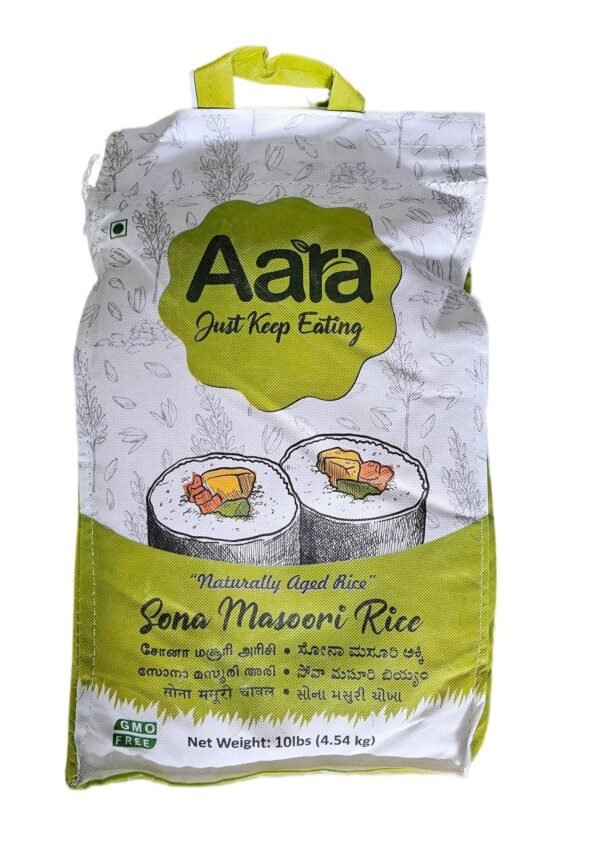 Aara Sona Masoori Rice  10Lb