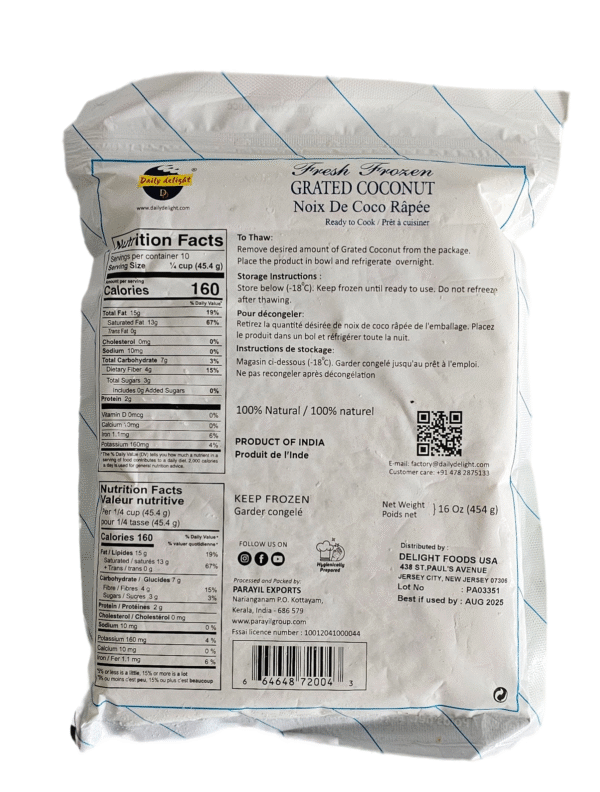 Daily Delight Grated Coconut 454 Gm - Image 3