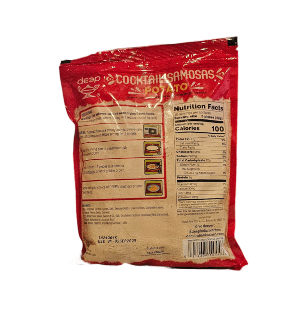 Deep Cocktail Potato Samosas 50 Count - Image 4