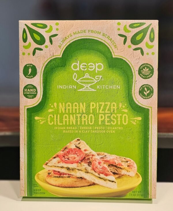 Deep Indian Kitchen Naan Pizza - Cilantro Pesto