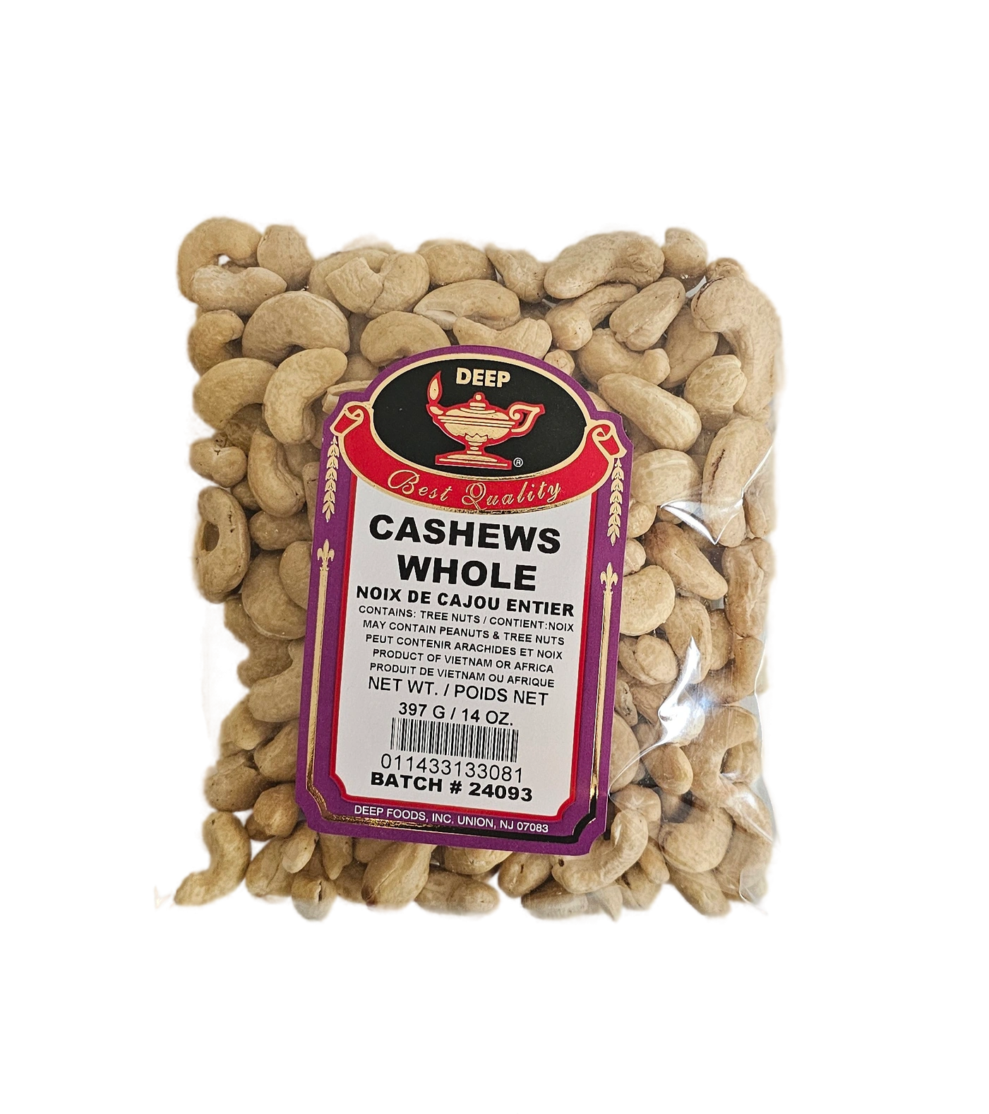 Deep Cashew Whole 400 Gm