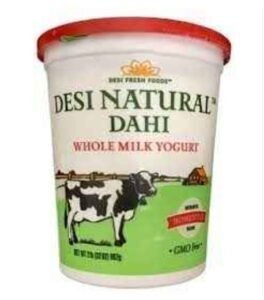 Desi Dahi  Whole milk Yogurt 2 lb