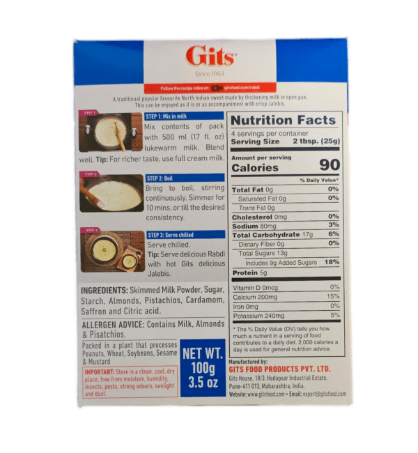 Gits Rabdi Mix 100 Gm - Image 3
