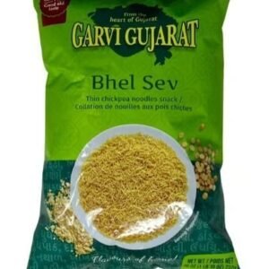 Garvi Gujrat Bhel Sev snack pack, 737 gm, showcasing tangy and spicy flavors.