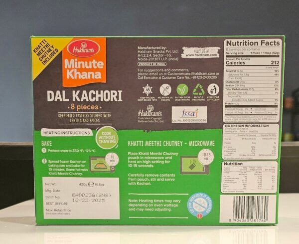 Haldiram’s Dal Kachori (420g) - Image 3