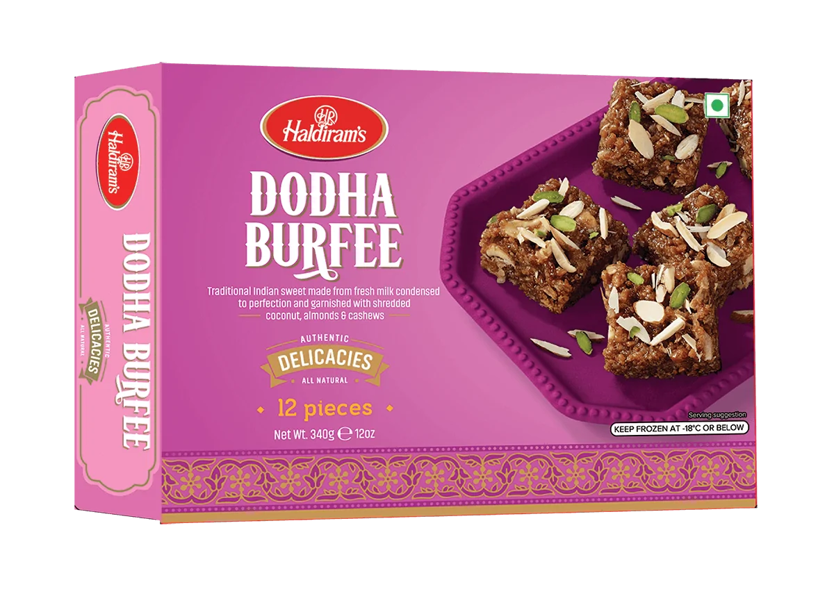 Haldirams Dodha Burfee 340g traditional Indian sweet