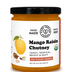 Pure Indian Foods - Mango Raisin Chutney, Certified Organic - 8.5 oz