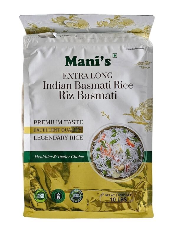 Manis Long Basmati Rice 10 Lb
