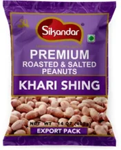 Sikandar Khari Shing peanuts without husk in a 400g package