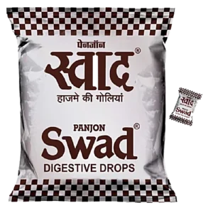 Swad Digestive Candy in a 100g pack for digestive health.
