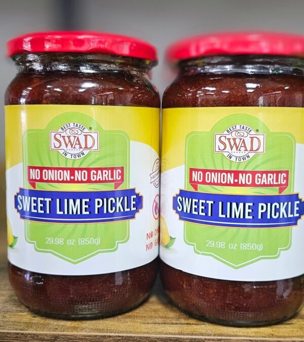 Swad - Sweet Lime Pickle (No Onion-no Garlic) -850g