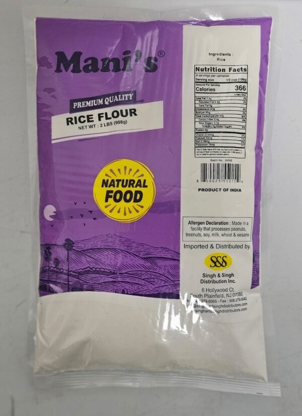 Mani's Rice Flour (2 Lb) - Image 2