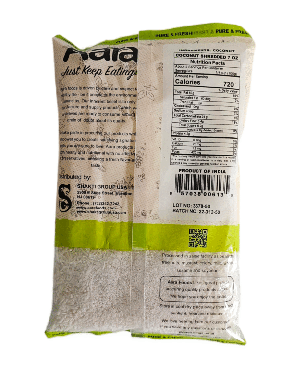 Aara Coconut Shredded 200 Gm - Image 3
