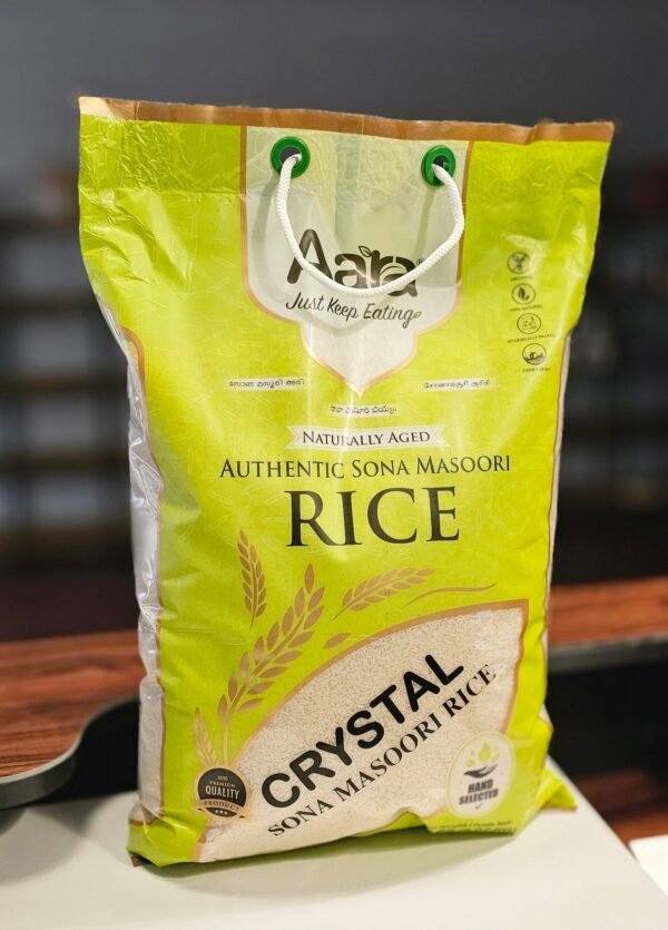 Aara Crystal Sona Masoori Rice 20Lb - Image 4