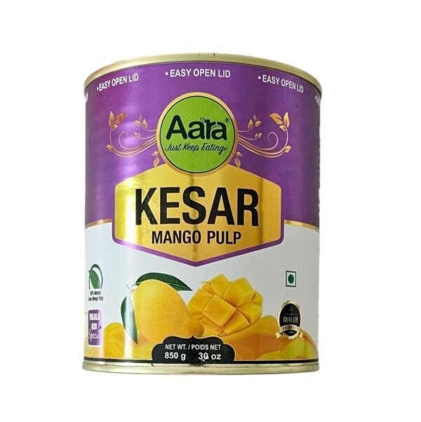Aara Kesar Mango Pulp 850 Gm - Image 2