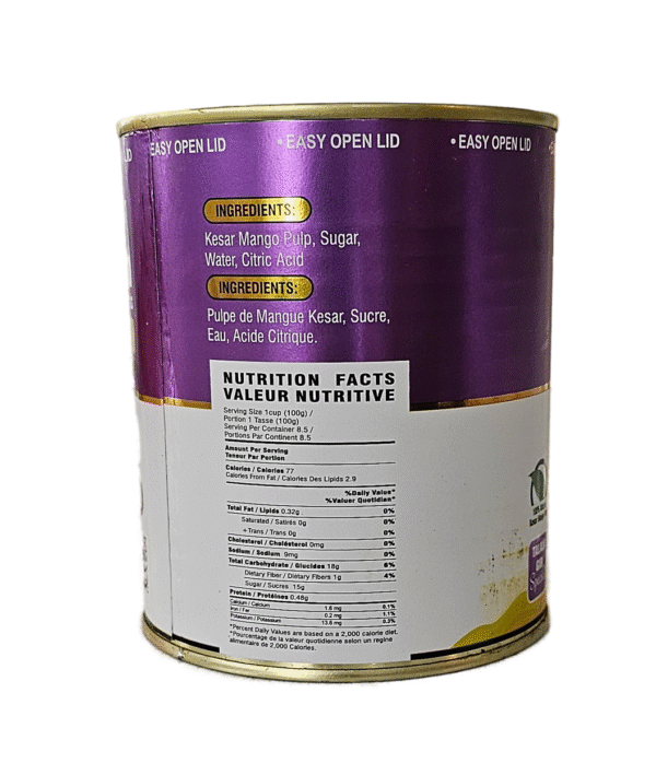 Aara Kesar Mango Pulp 850 Gm - Image 3