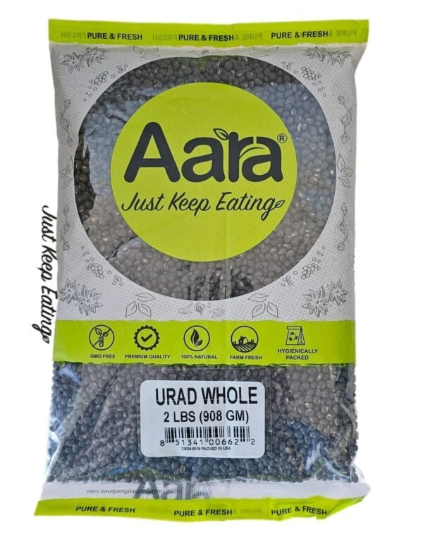 Aara Urad Whole  Kali Dal 2 Lb