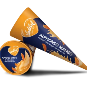 Vadilal Alphonso Mango Ice Cream Cones