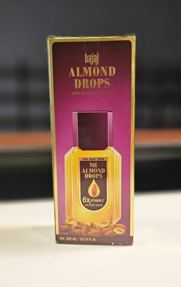 Bajaj Almond Drops Non-Sticky Hair Oil 300 Ml - Image 2