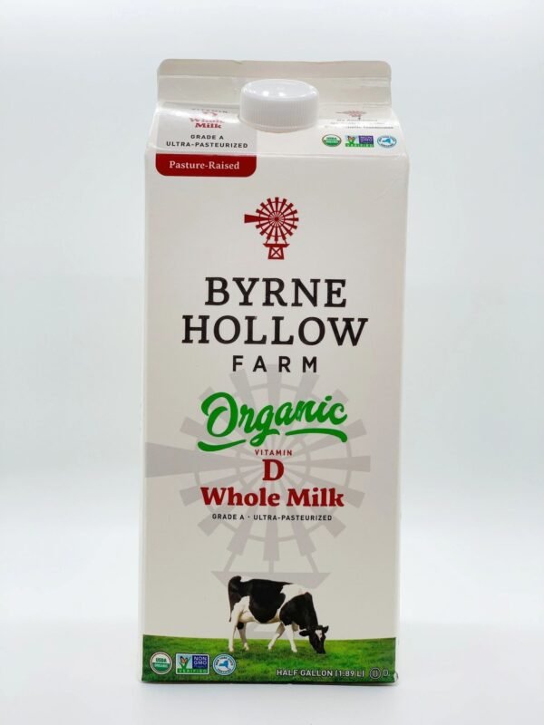 Byrne Hollow  Whole Milk Half Gallon - Image 2