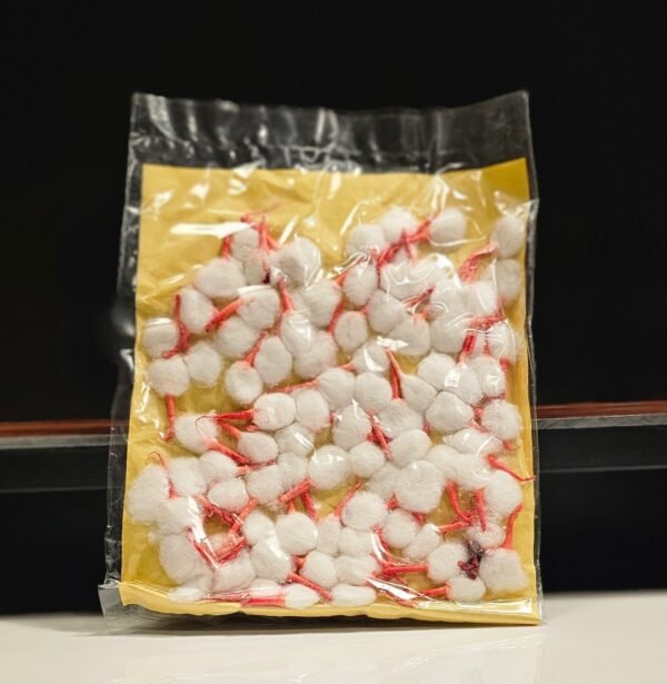 Round Cotton Wicks with Kesar - Image 2