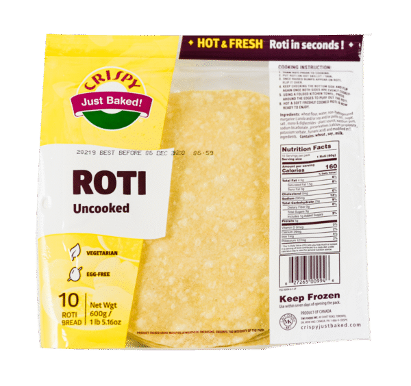 Crispy Uncooked Roti (600g)