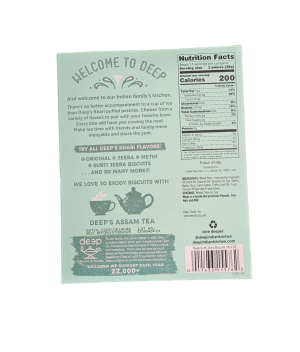 Deep Surti Jeera Biscuit 400 Gm - Image 5