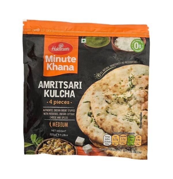Haldirams Amritsari Kulcha  320 Gm - Image 2