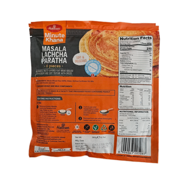 Haldiram's Masala Lachcha Paratha 400 Gm - Image 3