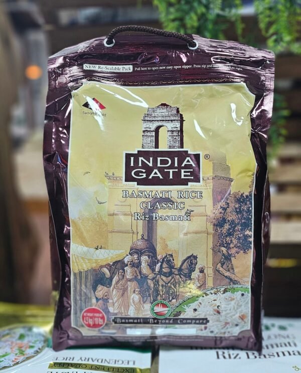 India Gate Basmati Rice Classic 10lb - Image 2