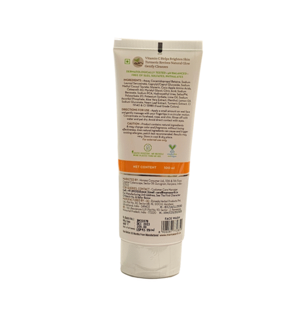 Mamaearth Vitamin C Face Wash 100 ml - Image 3