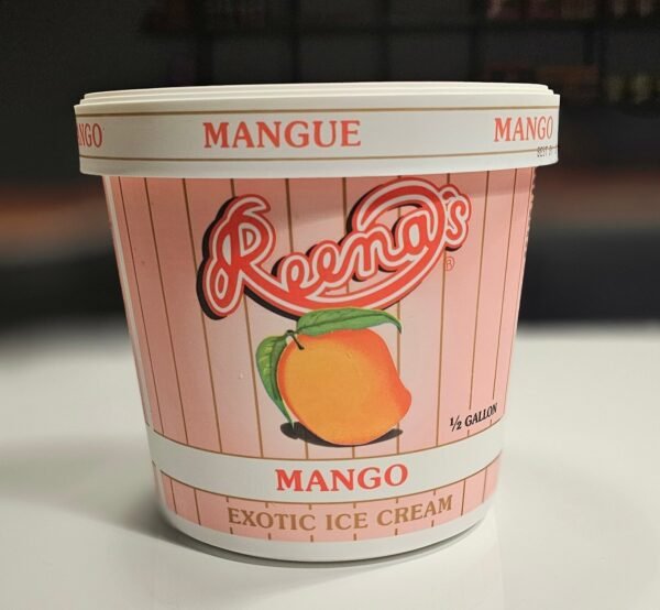 Reena's Mango Exotic Ice Cream (half Gallon)