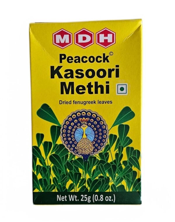 MDH Kasoori Methi  Dried fenugreek Leaves 25 Gm - Image 2