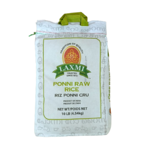 Laxmi - Ponni Raw Rice (10lb)-