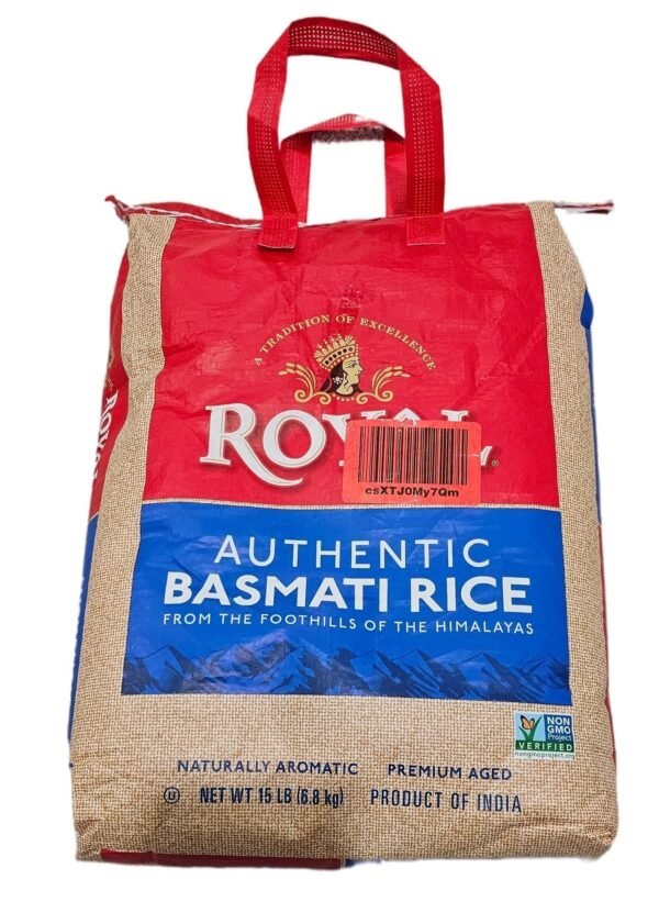 Royal Authentic Basmati Rice 15 lb