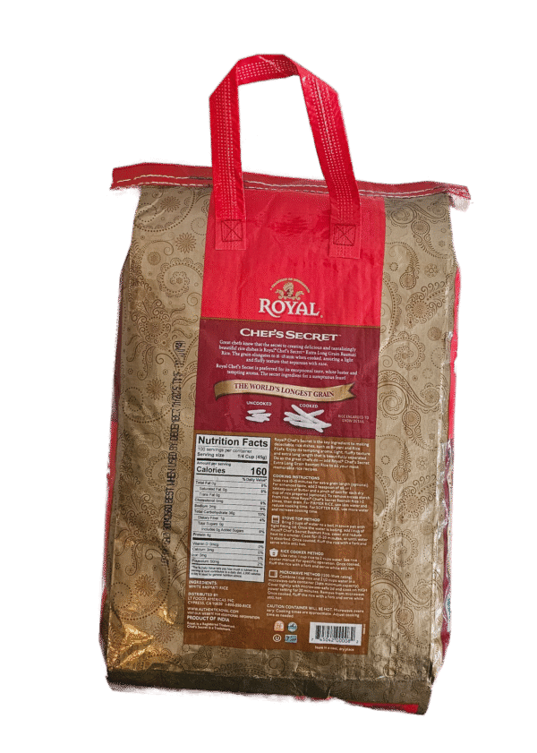 Royal Chef Secret Basmati Rice 10 Lb - Image 3