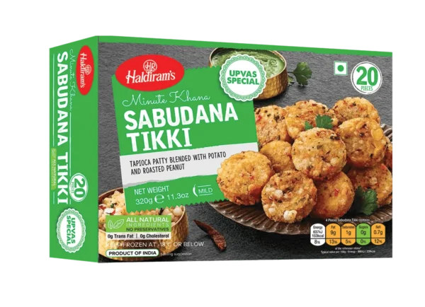 Haldirams Sabudana Tikki 11 Oz