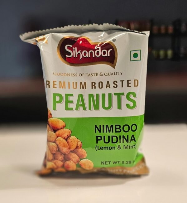 Sikandar Premium Roasted Peanuts - Nimboo Pudina (Lemon & Mint) - Image 2