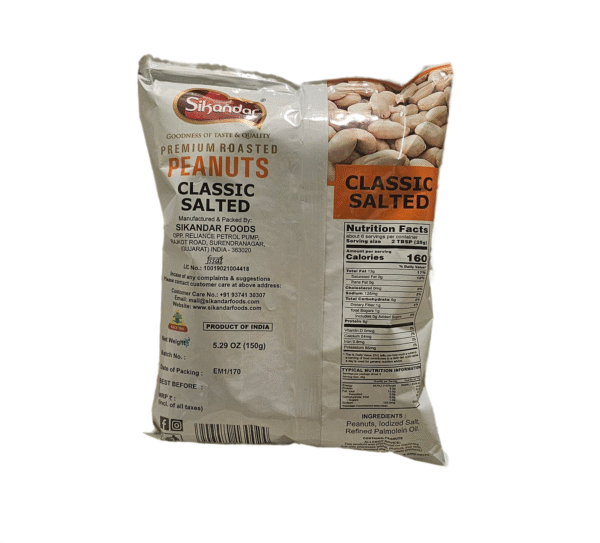 Sikandar Sing Roasted Peanut 150 Gm - Image 3